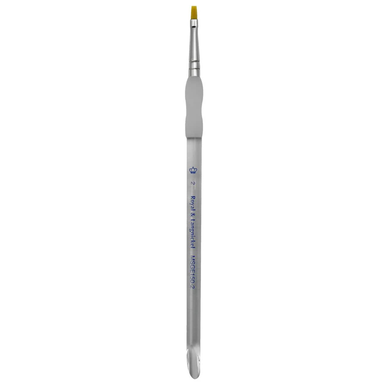 12 Pack: Royal & Langnickel® Soft-Grip™ Golden Taklon Short Handle Shader Brush